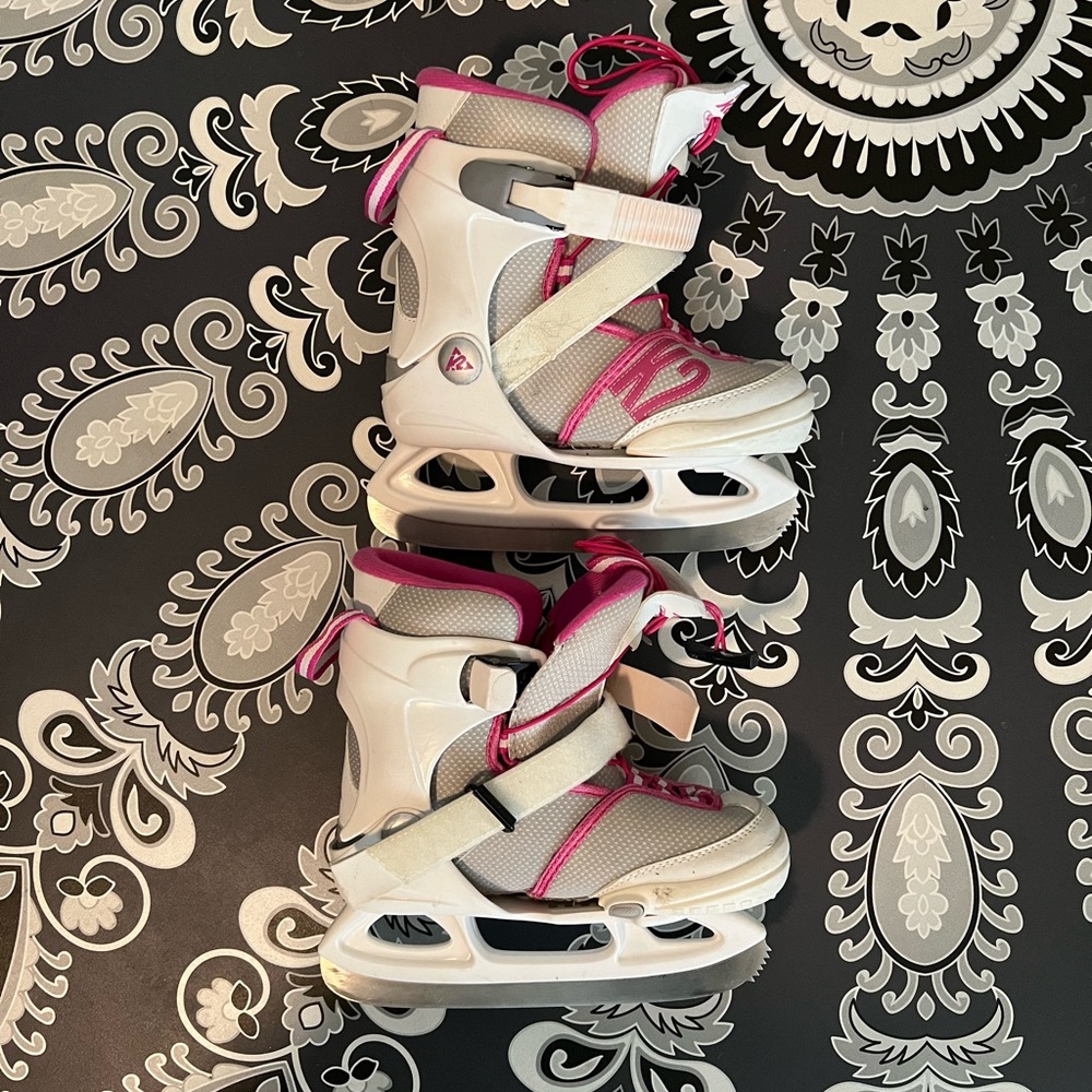 K2 Marlee Adjustable Girls Ice Skates Fits Sizes 11-2! ⛸️